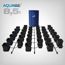Autopot 1Pot Bewässerungsset 36x8,5L - stromlos Komplettset Tank AQUAvalve5