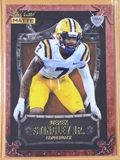 2022 Wild Card Matte Derek Stingley Jr. #WW-11 Rookie RC LSU Texans. rookie card picture