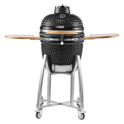 18in High Efficiency Ceramic Grill with Adjustable Airflow Mobile Base