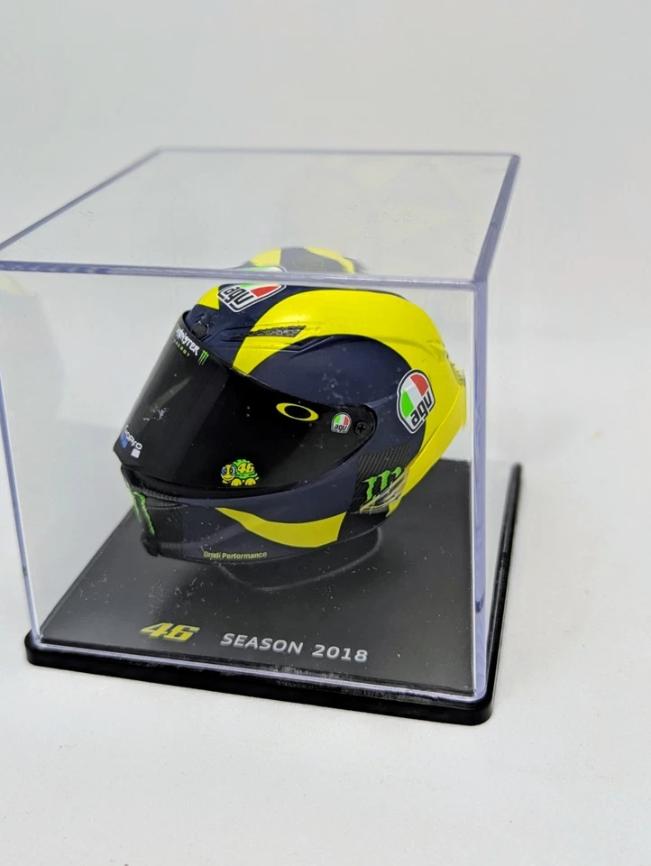 Casque Moto GP Altaya - Valentino Rossi Season 2018 - Helmet 1/5 - Photo 3/4