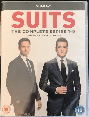 SUITS: The Complete Series 1-9 [134 Episodes] Blu-ray Box Set- BRAND NEW, SEALED