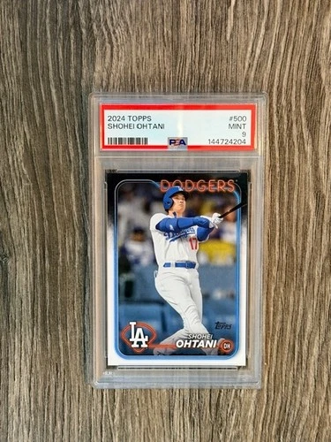 2024 Topps Series 2 Shohei Ohtani #500 Los Angeles Dodgers MLB Baseball PSA 9