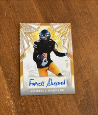 Ferzell Shepard 2025 Leaf Trinity Auto BA-FS1 Mississippi State Bulldogs /75