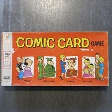 Comic Card Game Milton Bradley Board Game Age...