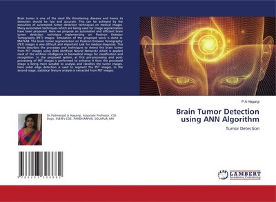 P. A Hagargi | Brain Tumor Detection using ANN Algorithm | Taschenbuch (2021)