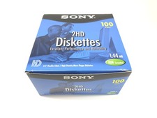 OPEN BOX 87 Sony 100MFD-2HD Micro Floppy Disk Double Sided IBM Formatted 3.5" HD