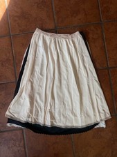 Lot of 4 Vintage Half Slips 60s 70s Lace Trim, Made In USA Retro Boho Nylon Med.