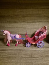 Amelia Kutsche Pink Zauberpferd / Einho Barbie Pferd Mit Sound 