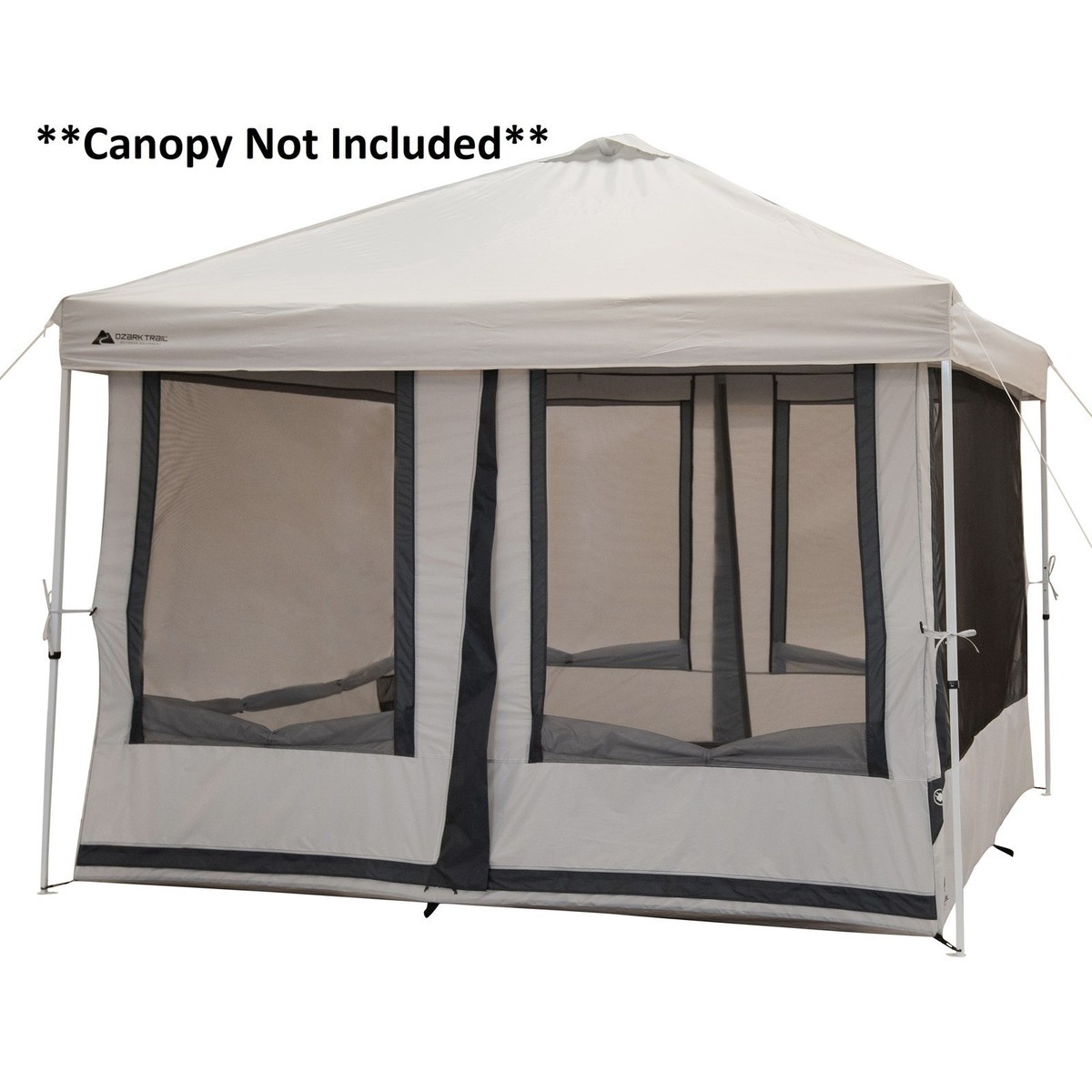 7-Person 2-in-1 Screen House Connect Tent with 2 Doors, Canopy