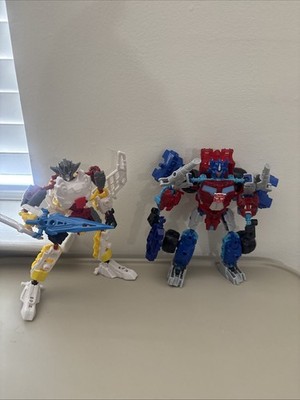 Transformers Construct Bots Optimus Prime And Silverbolt Lot