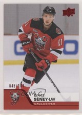 2020-21 Upper Deck AHL Exclusives 45/100 Brett Seney #40 0a6