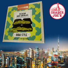 1x Dubai Chocolate - Pistachio Dark Chocolate Dubai Style PATISLOVE 3.52oz 100g