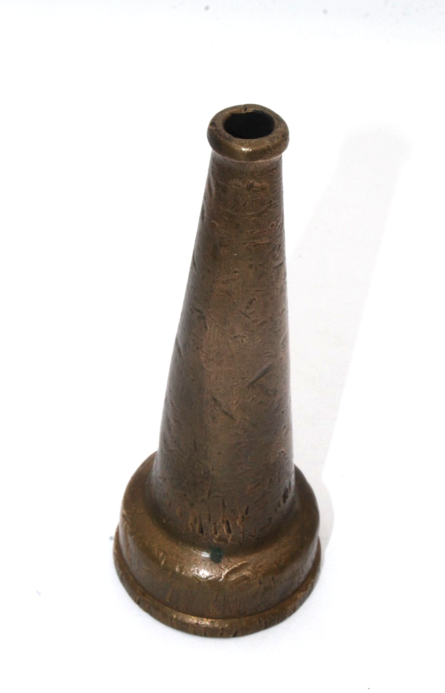 Antique Brass Tapered Fire Hose Nozzle Vintage Steampunk