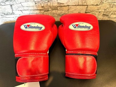 Winning Boxing Gloves MS-200B 8 oz Red Pro Tape Type Japan Mint | eBay