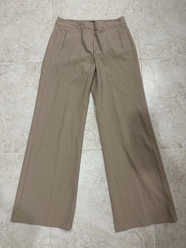 Express Stretch Khaki Beige Trousers Slacks Pants Size 3 /4