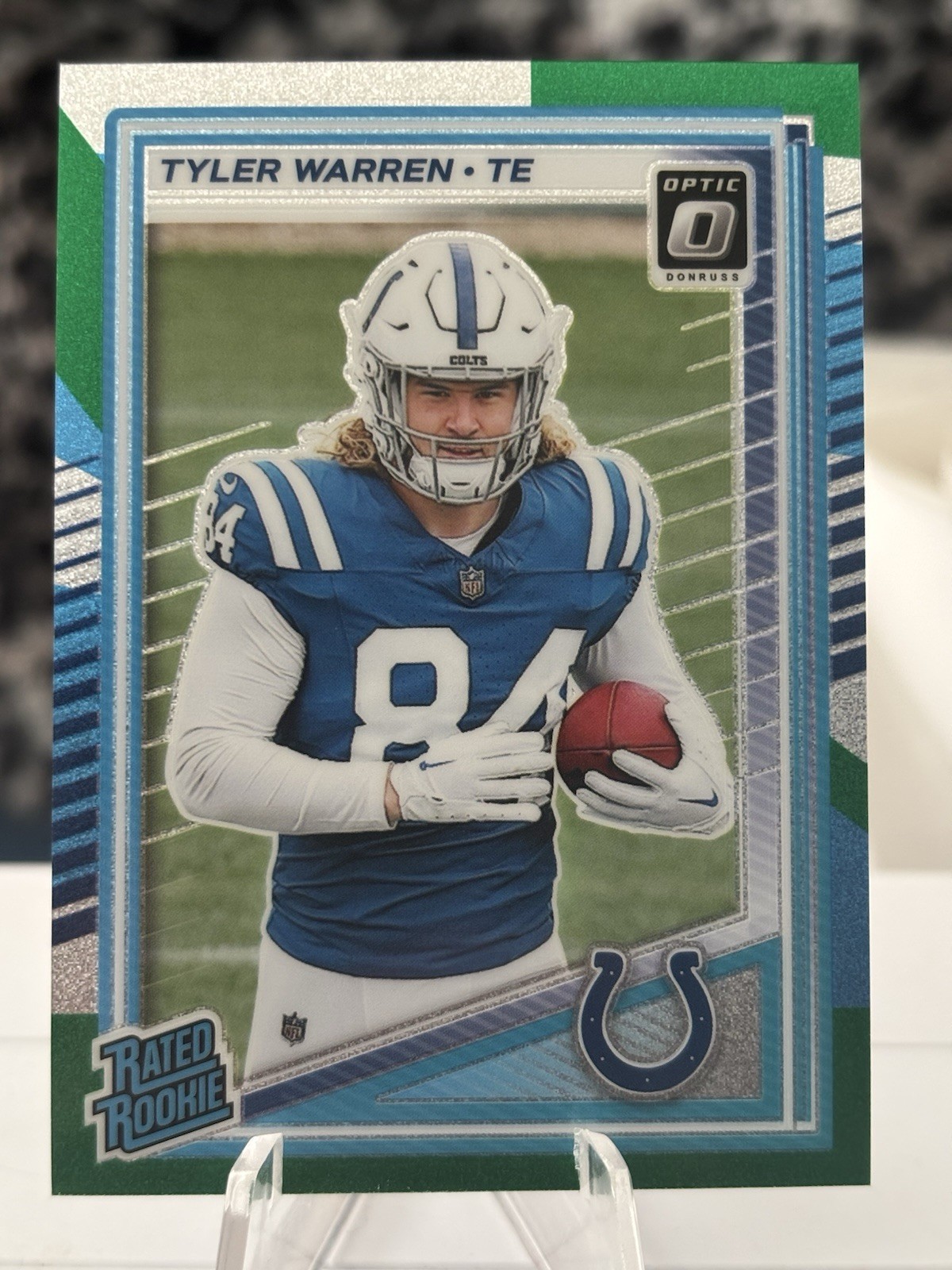 2025 Panini Donruss Optic Tyler Warren Rated Rookie JAZZ SSP Prizm #234 Colts