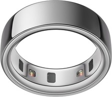 Oura Ring Gen2 Heritage - Silver Titanium - Size 8