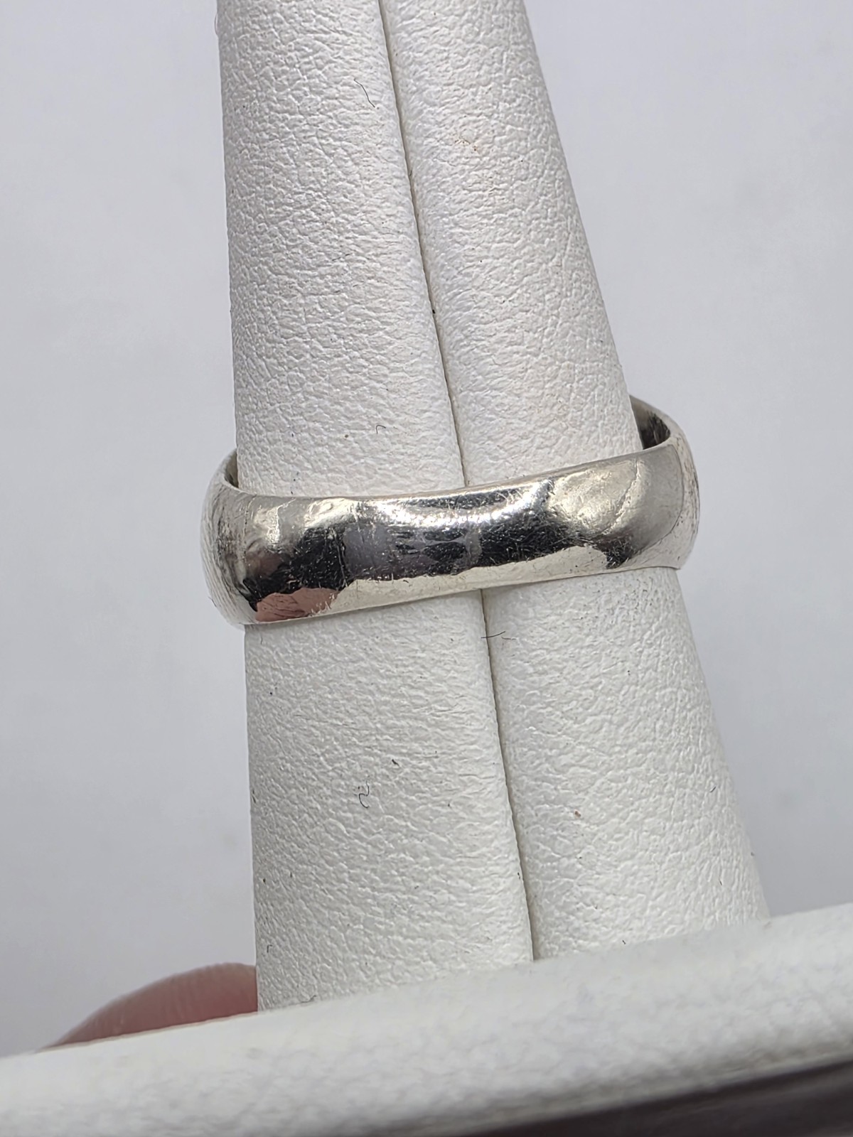 Solid 925 Sterling Silver Red Cabochon Ring Size … - image 6