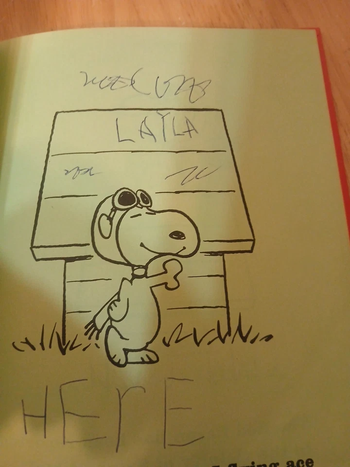 1966 FIRST EDITION BOOK SNOOPY AND THE RED BARON CHARLES SCHULZ - Image 4 of 4