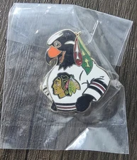 RARE Chicago Blackhawks Tommy Hawk Sweater Jersey Pin NEW IN PACKAGE