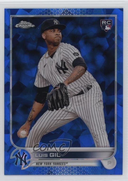 2022 Topps Chrome Sapphire Edition Luis Gil #131 1bi0