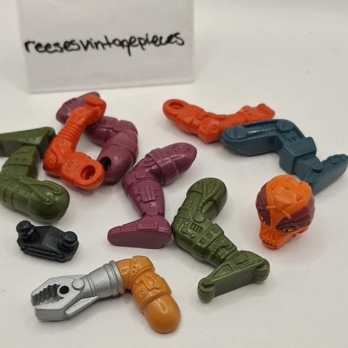 Vtg MULTI BOT Motu Masters Of The Universe He-Man Action Figure Parts Lot W2