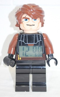 Lego Digital Alarm Clock Star Wars Anakin Skywalker Jumbo Minifig WORKS!