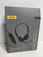 Jabra Engage 40 USB-A UC Wired Stereo Headset Inline Control 4099-419-269