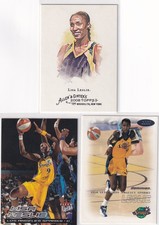 LOT (3 LISA LESLIE LOS ANGELES SPARKS FLEER ULTRA TOPPS ALLEN GINTER'S z8225
