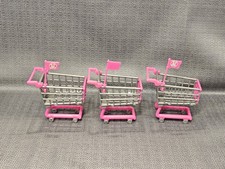 3 SHOPPING CARTS FOR MINIATURE SCENE