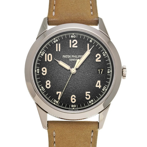 Patek Philippe Calatrava 5226G-001 40mm White Gold Gray Wristwatch #WW253