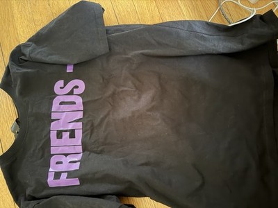 friends- vlone shirt purple/black size xl