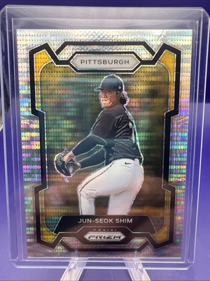 2024 Panini Prizm - Jun-Seok Shim #290 Pulsar Prizm /499 (RC)