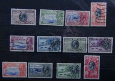 Cayman Islands 1935 set to 10s Used