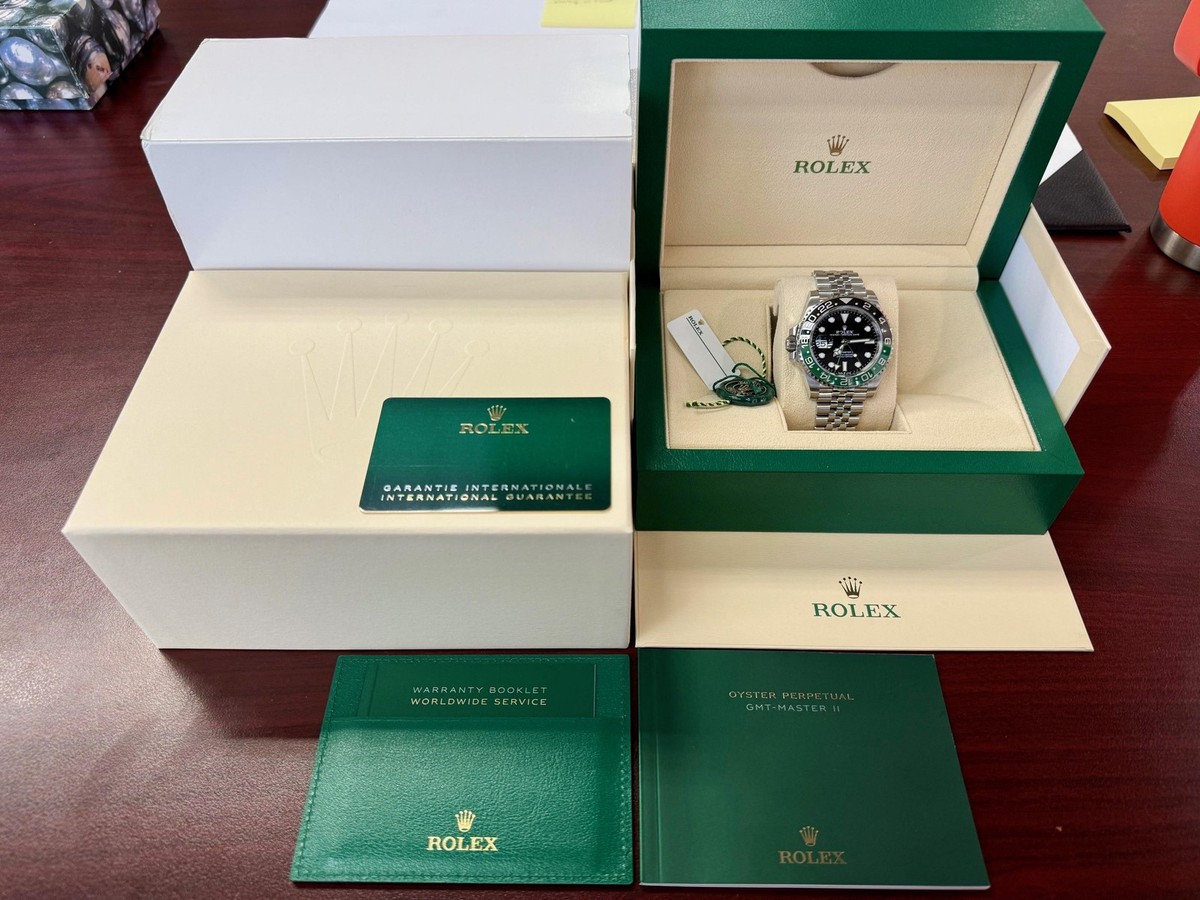 2023 Rolex GMT 'Sprite' 126720VTNR Jubilee Black/Green Bezel w