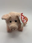 2006 Vintage Ty Beanie Baby Charlottes Web Wilbur the Pig Plush Toy Worn Tag