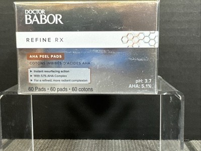Dr Babor Peel Pads Refine AHA 60 Count Box Sealed US Seller