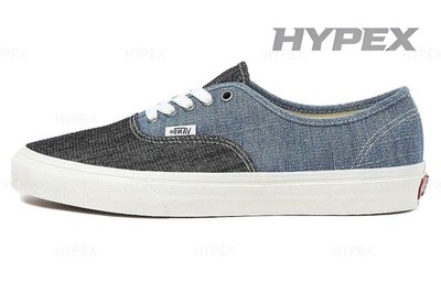 Vans Authentic 'Threaded Denim - Blue Black' Men VN000BW5Y6Z New Size