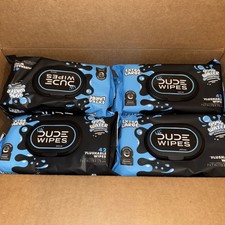 Lil' DUDE Wipes XL504 12pk - Fragrance Free Flushable Wipes for Kids