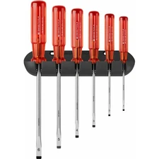 PB Swiss PB 240 Classic Screwdrivers Set With Wall Mount 6 Pieces