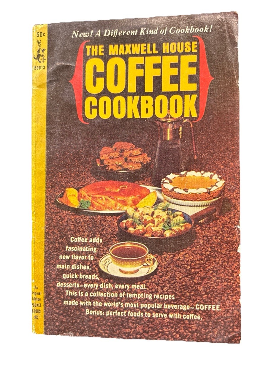 The Maxwell House Coffee Cookbook 1964 PB 1st Printing Pocket Books Inc.