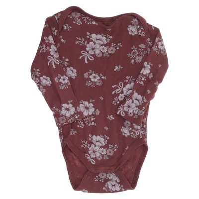 Baby C&A, Body, Größe: 68, Pink/Mehrfarbig, Baumwolle, Blumen, Mädchen #wKg