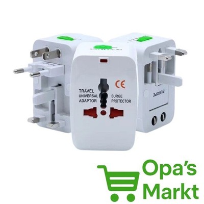 Universal Reiseadapter Weltweit All-in-One Steckdosenadapter International
