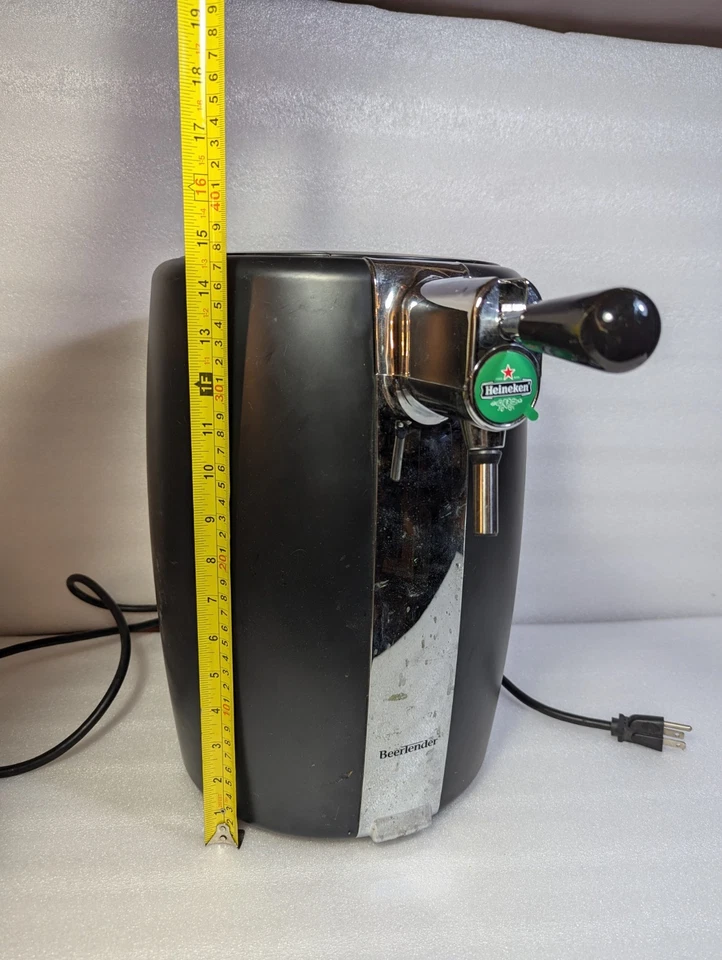 Krups VB21 B100 BeerTender Home Draft Beer Dispenser Tubes Included Heineken - Image 2 of 4