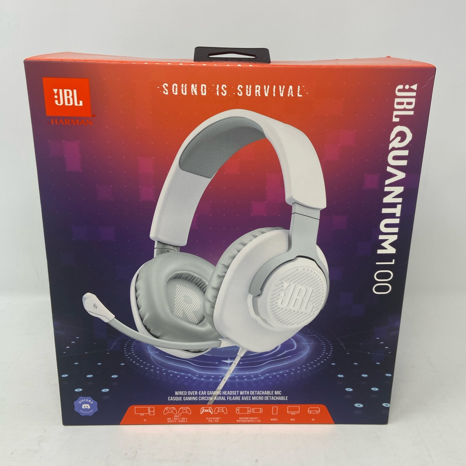 JBL Quantum 100 Wired Over-Ear Gaming Headset 9