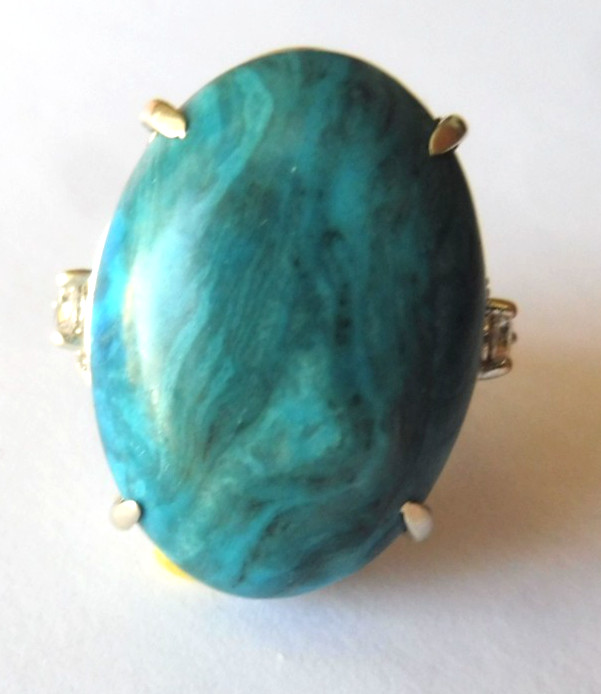 Bague turquoise Afrique du Sud réglable en argent : en finir avec les erreurs de taille