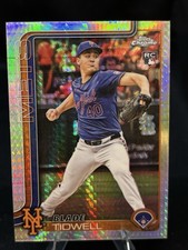 2025 Topps Chrome Update Blade Tidwell RC Prism Refractor Rookie #USC14 Mets
