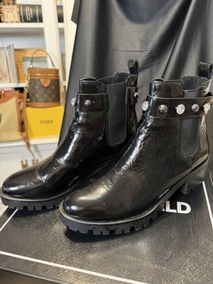 Karl Lagerfeld Women's Leather Ankle Boots