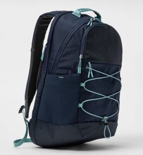19 Water Repellent Sporty Backpack Comfort Mesh Straps Zipper Pocket Blue
