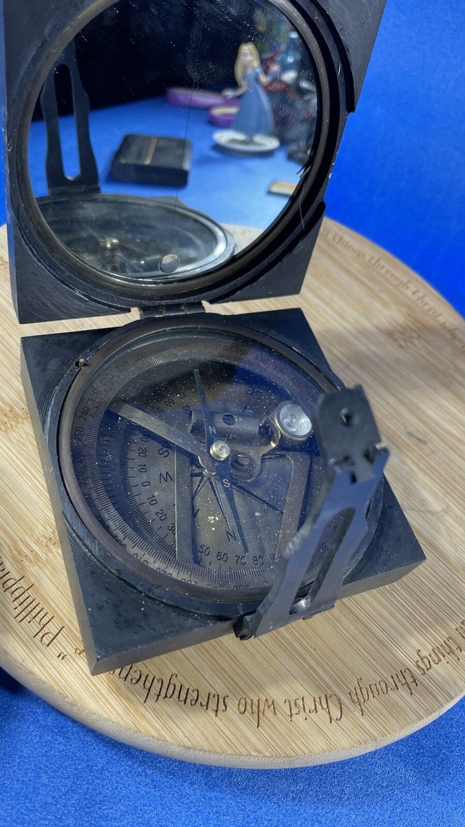 Brunton Natural Sines Compass, Kelvin & Hughes London 1917 Brunton Natural Sines Compass, Kelvin & Hughes London 1917